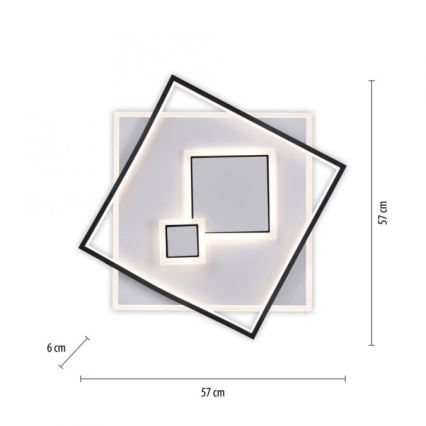 Paul Neuhaus 6390-16 - Plafón LED MAILAK LED/37W/230V