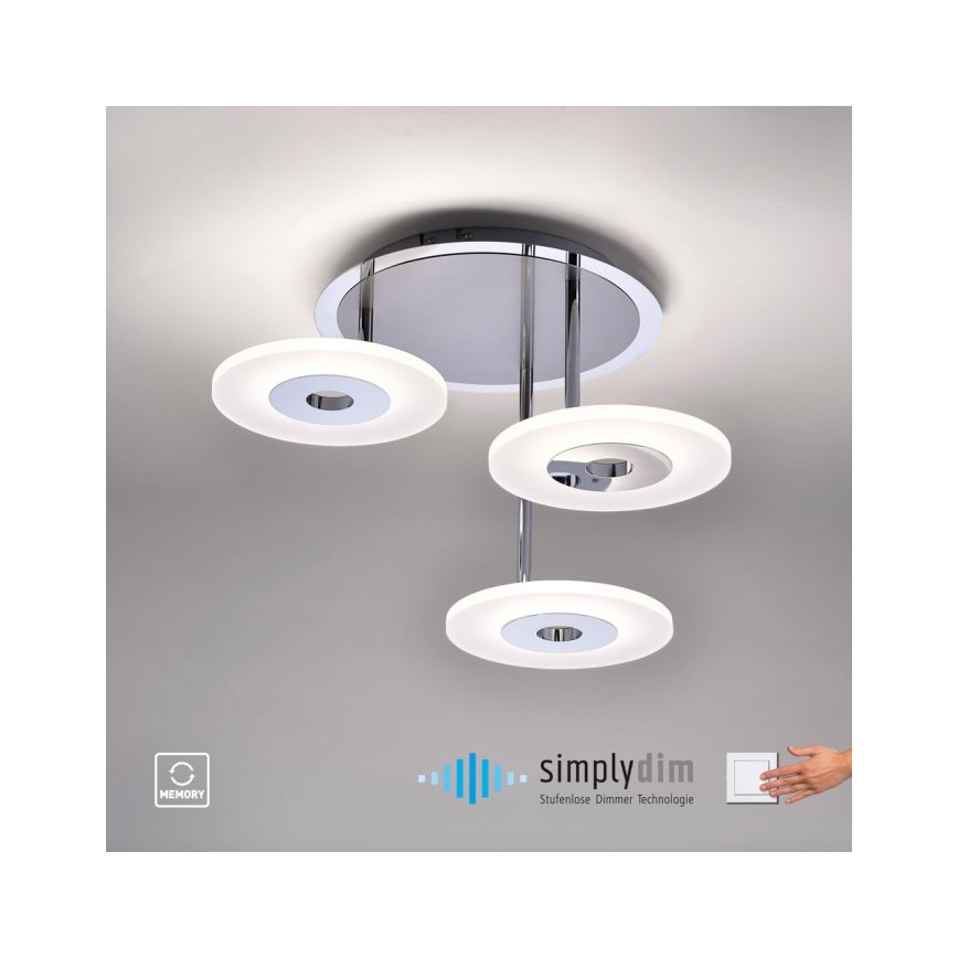 Paul Neuhaus 6446-55 - Lámpara de araña de luces LED ADALI 3xLED/13W/230V