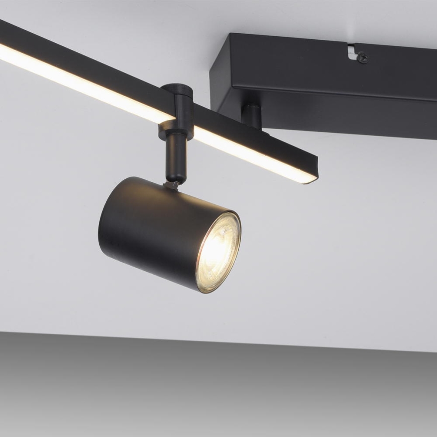 Paul Neuhaus 6525-18 - Foco LED empotrable BARIK 4xGU10/4,5W/230V + LED/10W