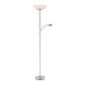 Paul Neuhaus 655-55 - Lámpara de pie LED regulable ALFRED LED/28W+LED/4W/230V cromo brillante