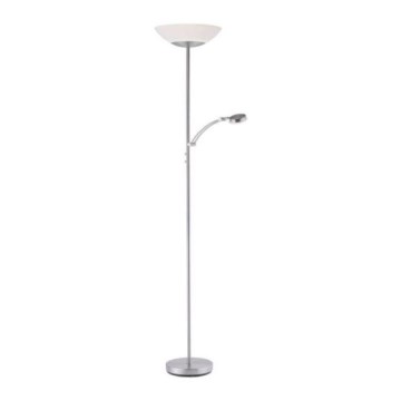 Paul Neuhaus 655-55 - Lámpara de pie LED regulable ALFRED LED/28W+LED/4W/230V cromo brillante