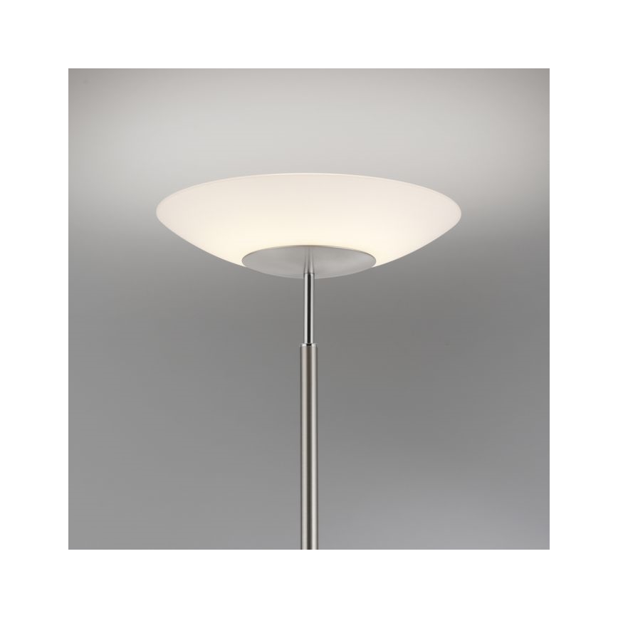 Paul Neuhaus 655-55 - Lámpara de pie LED regulable ALFRED LED/28W+LED/4W/230V cromo brillante