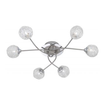 Paul Neuhaus 6796-55 - Lámpara de suspensión WOMBLE 6xG9/28W/230V