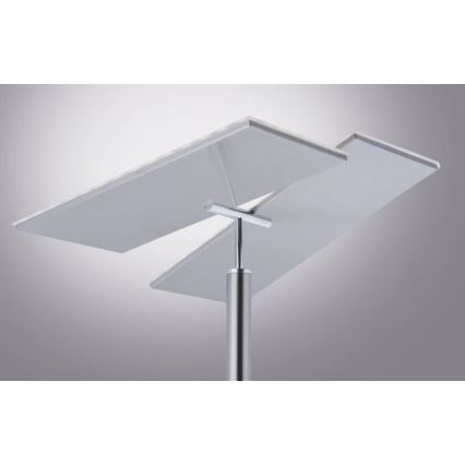 Paul Neuhaus 687-55 - Lámpara de pie LED regulable ARTUR 2xLED/27W + LED/6W