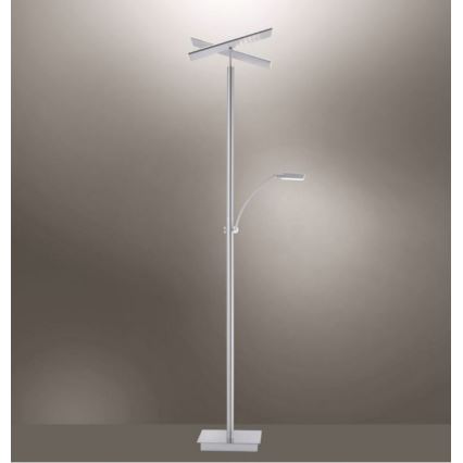Paul Neuhaus 687-55 - Lámpara de pie LED regulable ARTUR 2xLED/27W + LED/6W