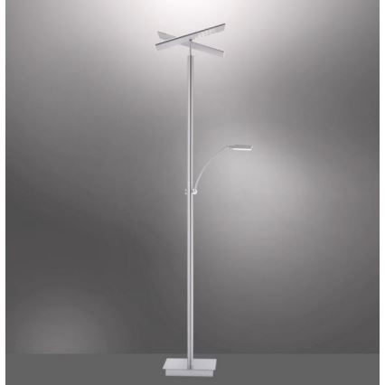 Paul Neuhaus 687-55 - Lámpara de pie LED regulable ARTUR 2xLED/27W + LED/6W