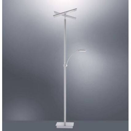 Paul Neuhaus 687-55 - Lámpara de pie LED regulable ARTUR 2xLED/27W + LED/6W