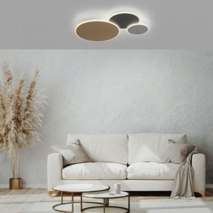 Paul Neuhaus 8007-70 - Plafón LED regulable Q-PIATO LED/35W/230V 2700-5000K Wi-Fi + control remoto