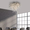 Paul Neuhaus 8091-55 - Lámpara de techo ICICLE 9xG9/40W/230V diá. 50 cm cromo brillante
