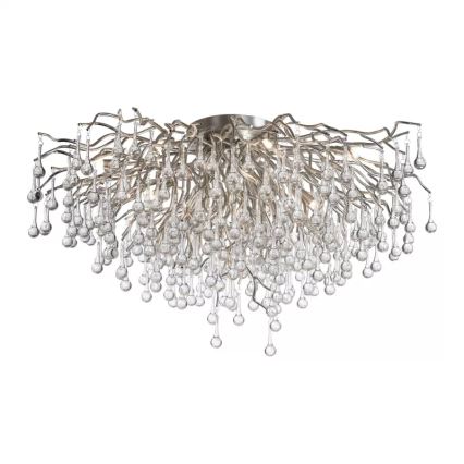Paul Neuhaus 8092-55 - Lámpara de techo de superficie ICICLE 14×G9/40W/230V, diámetro 100 cm, cromo brillante