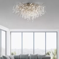 Paul Neuhaus 8092-55 - Lámpara de techo de superficie ICICLE 14×G9/40W/230V, diámetro 100 cm, cromo brillante