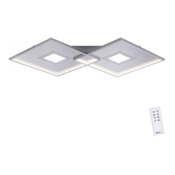 Paul Neuhaus 8378-55 - Plafón LED regulable AMARA LED/45W/230V cromo brillante + control remoto