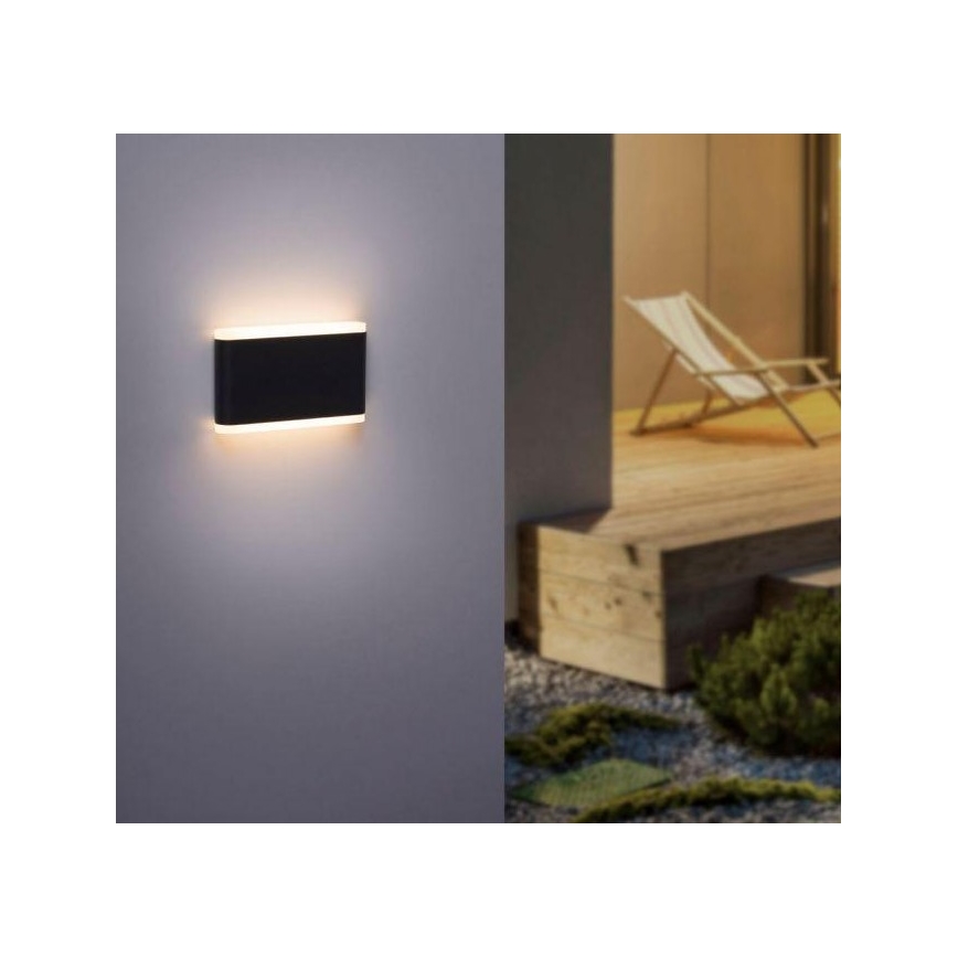 Paul Neuhaus 9483-13 - Aplique LED para exterior ELSA 2xLED/5,4W/230V IP65