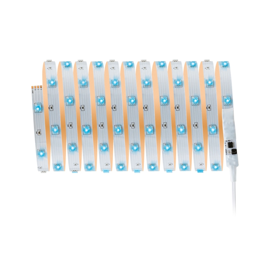 Paulmann 3988 - Tira LED RGBW regulable de 13 W TIP, 5 m, 230 V + mando a distancia