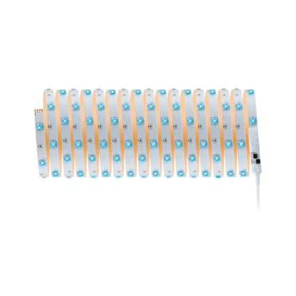Paulmann 3989 - Tira LED RGBW regulable de 19W TIP, 10 m, 230V + mando a distancia