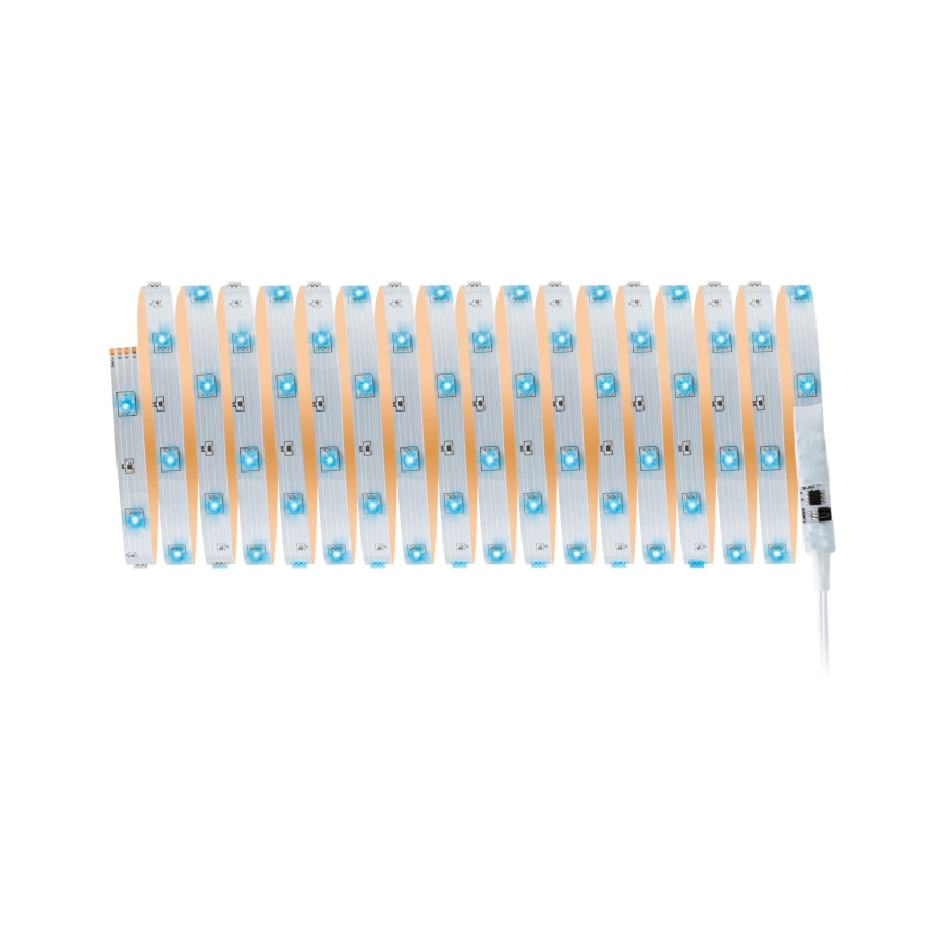 Paulmann 3989 - Tira LED RGBW regulable de 19W TIP, 10 m, 230V + mando a distancia