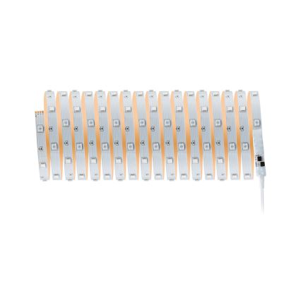 Paulmann 3989 - Tira LED RGBW regulable de 19W TIP, 10 m, 230V + mando a distancia