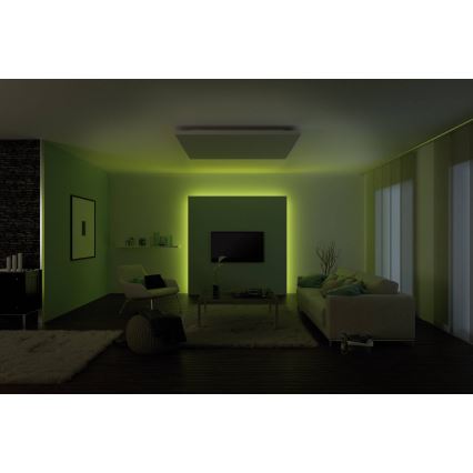Paulmann 70587 - Tira LED RGB/20W regulable MAXLED 1,5m 230V + mando a distancia