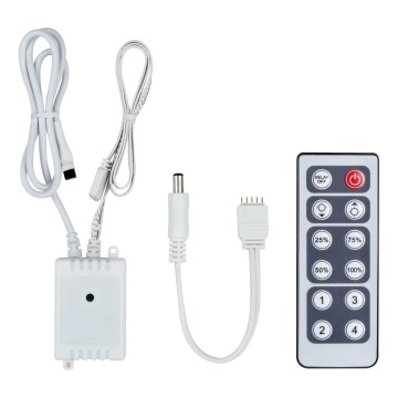 Paulmann 70683 - Regulador de intensidad para tiras LED MAXLED 24V + mando a distancia