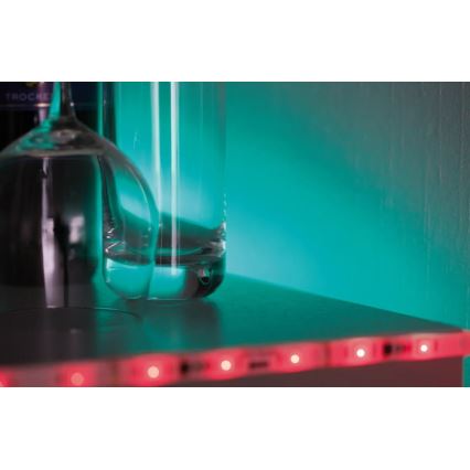 Paulmann 70696 - Tira LED regulable RGBW/8W DIGITAL 3m 230V + mando a distancia