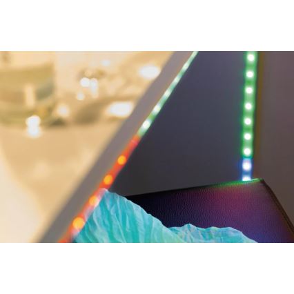 Paulmann 70696 - Tira LED regulable RGBW/8W DIGITAL 3m 230V + mando a distancia