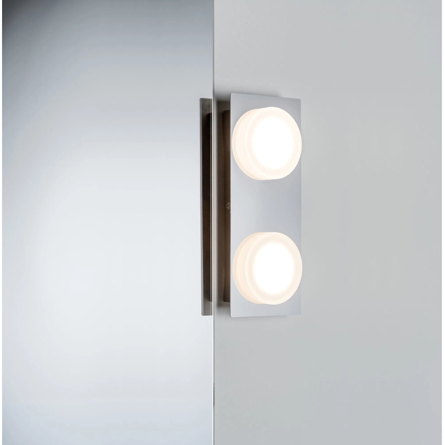 Paulmann 70883 - Aplique de pared para baño DORADUS 2x LED/4,7 W IP23 230V