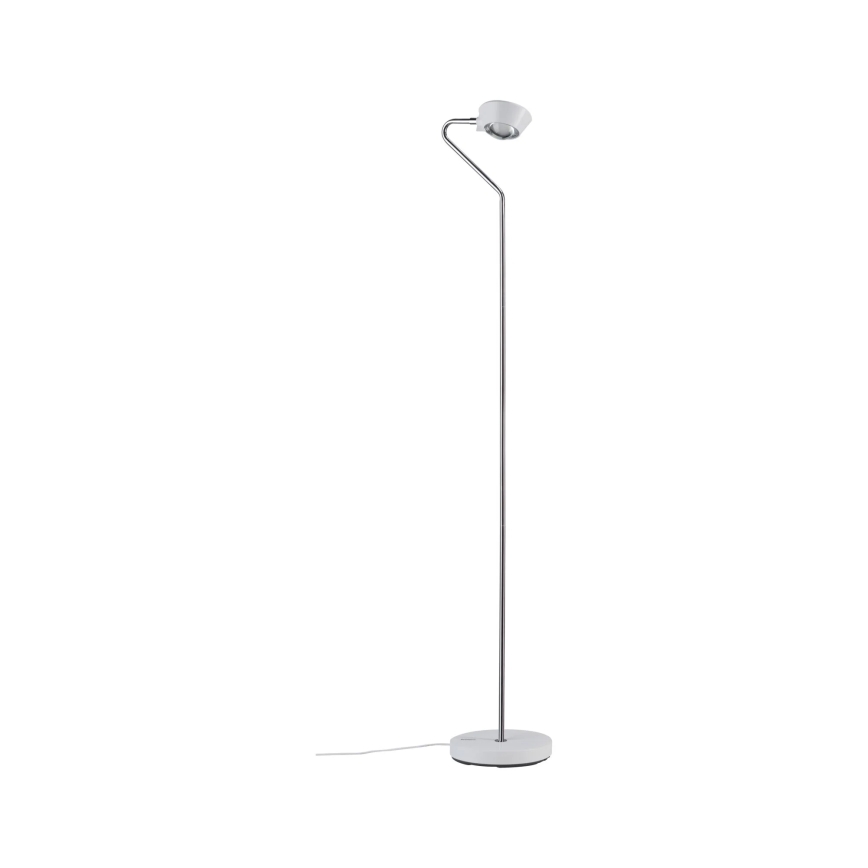 Paulmann 70920 - Lámpara de pie LED regulable RAMOS 230V blanca/cromo brillante