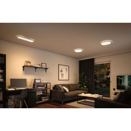 Paulmann 70999 - LED/22W Panel regulable ATRIA 230V 3000K diá. 42 cm negro