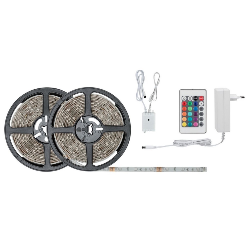 Paulmann 78980 - Cinta LED RGB/28W Regulable SIMPLED 10m 230V + CR