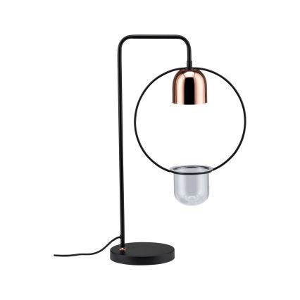 Paulmann 79746 - 1xGU10/20W Lámpara de mesa FANJA 230V ahumada