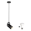 Paulmann 79766 - Lámpara colgante en cable LED 1xE27/8W LAVEA 230 V negra
