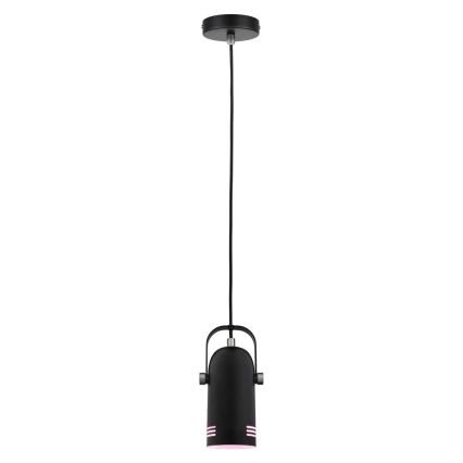 Paulmann 79766 - Lámpara colgante LED RGBW 1xE27/15W LAVEA 230V negra