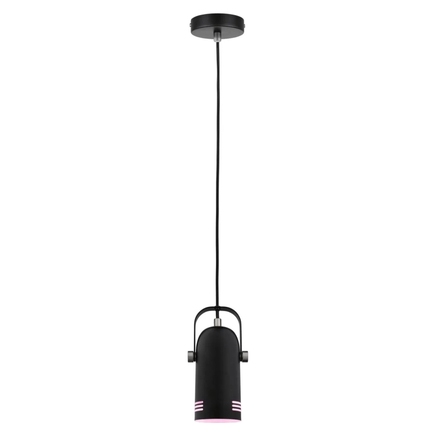 Paulmann 79766 - Lámpara colgante LED RGBW 1xE27/15W LAVEA 230V negra