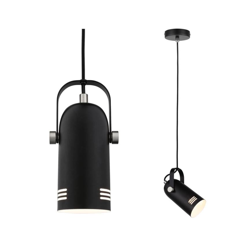 Paulmann 79766 - Lámpara colgante LED RGBW 1xE27/15W LAVEA 230V negra