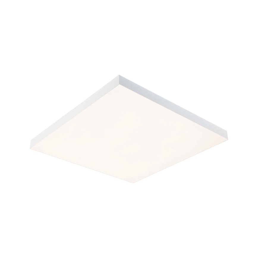 Paulmann 79910 - LED/31W RGBW Luminaria de techo regulable LORIA 230V 3000-6500K 59,5x59,5 cm blanca + mando a distancia