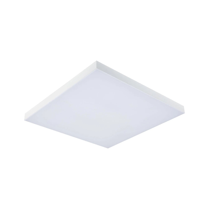 Paulmann 79910 - LED/31W RGBW Luminaria de techo regulable LORIA 230V 3000-6500K 59,5x59,5 cm blanca + mando a distancia
