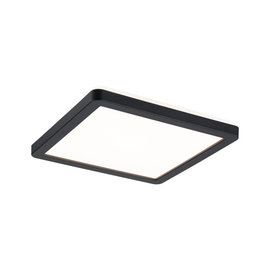 Paulmann 79920 - Panel LED regulable ATRIA 11,2W 230V 3000K 19x19 cm negro