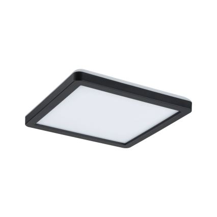 Paulmann 79920 - Panel LED regulable ATRIA 11,2W 230V 3000K 19x19 cm negro