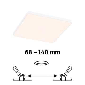 Paulmann 79948 - LED/12W IP44 Luminaria empotrable regulable para baño VARIFIT 230V