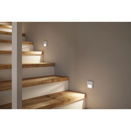 Paulmann 80000 - LED/1W Iluminación de escalera TSARO 230V Follow/cromo mate
