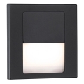 Paulmann 80001 - LED/1W Iluminación de escalera TSARO 230V Follow/negro