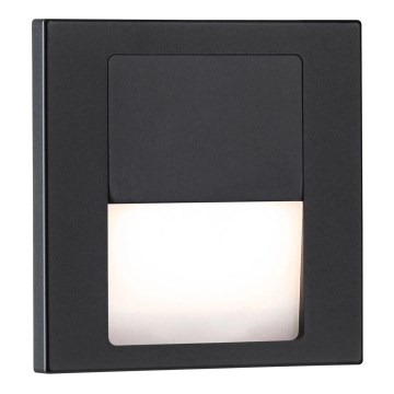 Paulmann 80001 - LED/1W Iluminación de escalera TSARO 230V Follow/negro