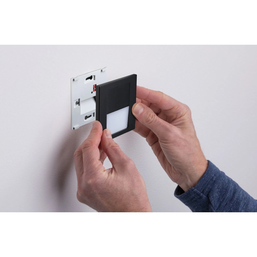 Paulmann 80001 - LED/1W Iluminación de escalera TSARO 230V Follow/negro