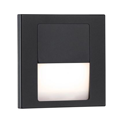 Paulmann 80001 - LED/1W Iluminación de escalera TSARO 230V Follow/negro