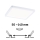 Paulmann 93059 - LED/13W IP44 Downlight empotrable regulable para baño AREO 230V 17,5x17,5 cm blanco