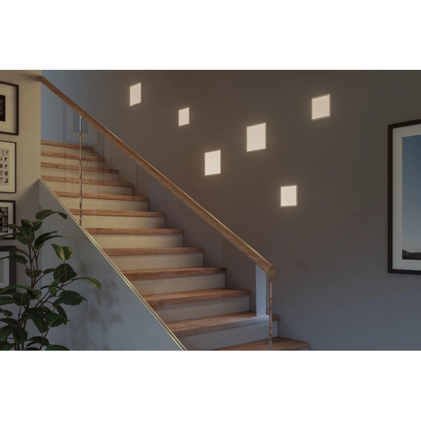 Paulmann 93059 - LED/13W IP44 Downlight empotrable regulable para baño AREO 230V 17,5x17,5 cm blanco