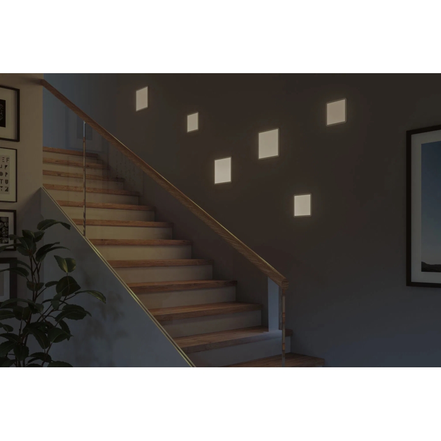 Paulmann 93060 - Luminaria empotrable LED/16W IP44 regulable para baño AREO 230V 23x23 cm blanca
