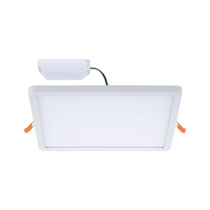 Paulmann 93060 - Luminaria empotrable LED/16W IP44 regulable para baño AREO 230V 23x23 cm blanca