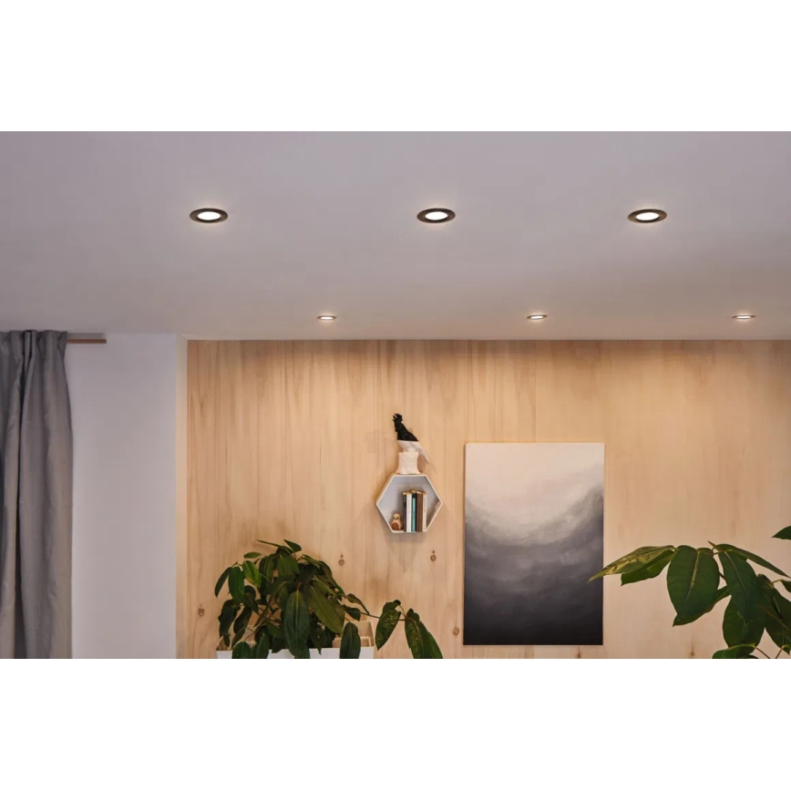 Paulmann 93080 - SET 3xLED/6W IP23 Lámpara empotrable regulable para el baño COIN 230V