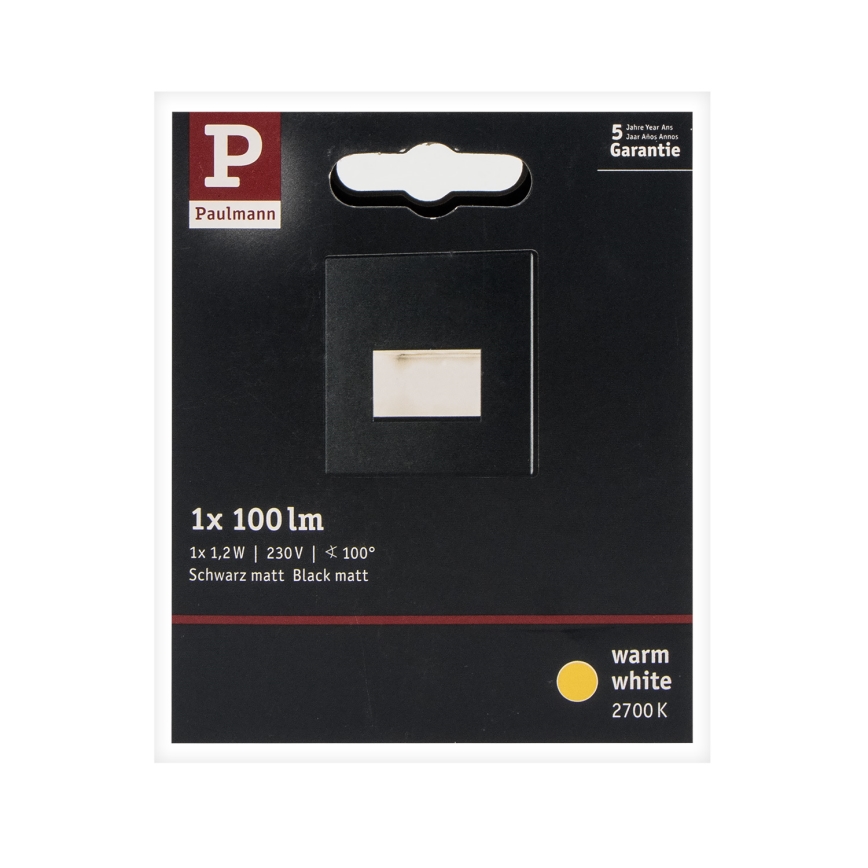 Paulmann 93094 - LED/1,2W Lámpara de escalera EDGE 230V